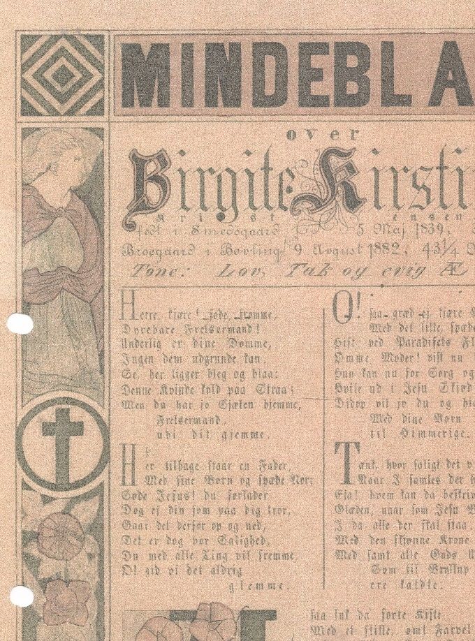 Bedstemors mindeblad